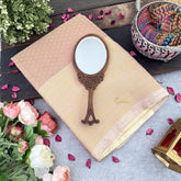 Vriksham Baby Pink Katan Tanchoi Tissue Silk Saree-VS4492